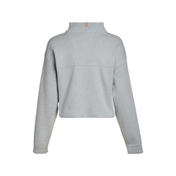 Lunya Cozy Cotton Silk Zip Pullover chilly blue M - Picture 5 of 11